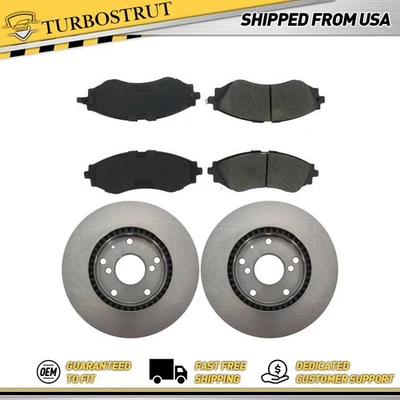 OE Front Centric New Brake Pads and Rotors Kit For 1999-2002 Daewoo Leganza - Image 1 of 4