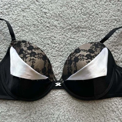 Sujetador Fredericks Of Hollywood 34C con aros 0905 estilo esmoquin lencería BRa sexy Foto 1 de 4