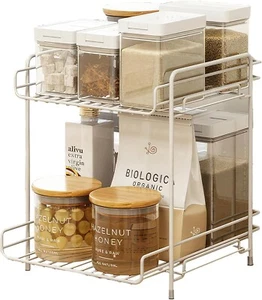Kempt Kitchen Worktop Organizer Multi-Purpose Shelf for Kitchen Storage Cupboard - Picture 1 of 6