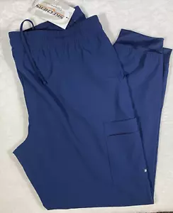 Barco Uniforms Sketchers Damengröße XL marineblau Jogginghose Scrub Pants Kordelzug neu mit Etikett - Bild 1 von 7