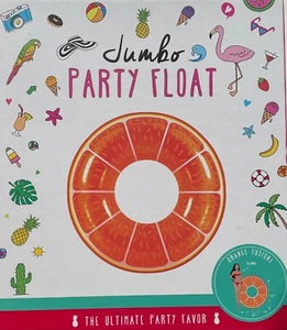 Summer Swimming Ring Pool Party Kids Jumbo Pool Float 47" (Orange Fusion) - Picture 1 of 3