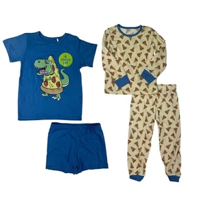 Little Dreamer boys 4-piece Pajama set Size 2T,3T, 4T,4,5,6, 6X,7/8,10/12, 14/16 - Picture 1 of 1