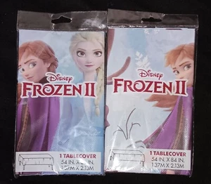 Frozen 2 Disney 2 Packs Of Tablecovers Tablecloths Size 54" × 84" New - Picture 1 of 2