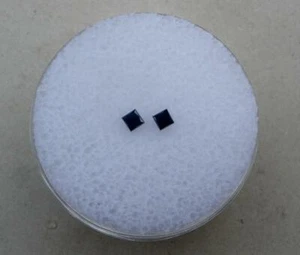Schwarze Prinzessin natürliche Diamanten lose facettiertes Paar je 2 mm - Bild 1 von 3