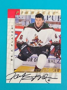1997-98 Pinnacle Be a Player Autographs #70 Jay More Coyotes HOCKEY Card U8 - Picture 1 of 2