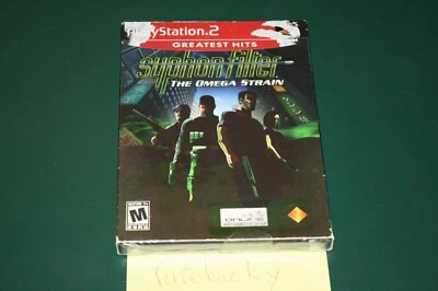Syphon Filter: The Omega Strain (PS2) NEW SEALED BLACK LABEL Y-FOLD W/UPC MINT! - Image 1 of 2
