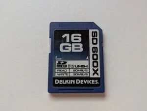 Delkin Devices 16GB SD Card - Memory Card for Digital Camera etc - Picture 1 of 1