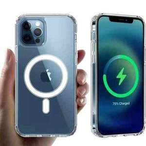Funda Para Apple iPhone 16 15 14 13 12 Pro 11 16 Max Magnética Transparente MagSafe Cubierta - Imagen 1 de 13