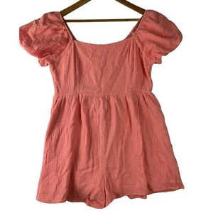 Pink Lily Fully Lined Romper Sz L - Picture 1 of 11