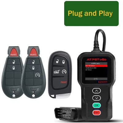 Nuevo kit de repuesto para Jeep Cherokee 2014 2015 2016 2017 (2 llaveros + herramienta) Foto 1 de 4