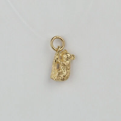 Pulsera de oso koala de oro amarillo de 10k para mujer Foto 1 de 2