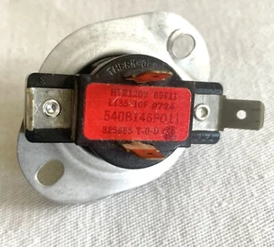 Pieza de termostato GE secadora genuina #540B146P011 326855T - Imagen 1 de 3