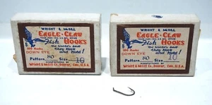 2 - WRIGHT & McGILL EAGLE CLAW #80 GRÖSSE 10 DOWN EYE ANGELHAKEN 100 CT PRO BOX - Bild 1 von 5