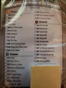 Keyforge Deck WC(Brobnar/Shadows/Untamed) 7x rares Untamed Plant, Mimicry, more! - Picture 1 of 2