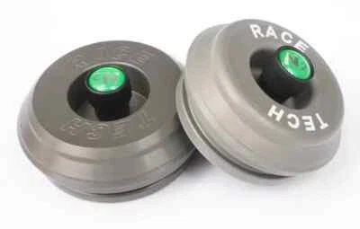 Pistola de depósito de choque Race Tech 48,5 mm tapa gris metal para Husqvarna WXC125 92-96 Foto 1 de 3