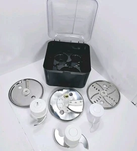 KitchenAid Food Processor Blades Julienne Fine Shredding Multipurpose W Storage - Picture 1 of 24