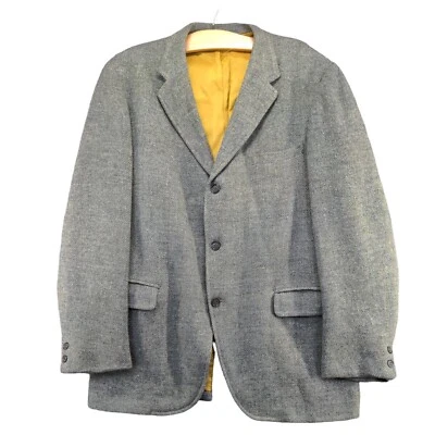 Jaqueta Harris Tweed Masculina Blazer Terno Multicolorida Real 43x32 Lã Escocesa - Imagem 1 de 4