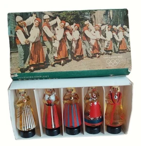 Juegos Olímpicos de Verano 1980 Tallin Perfume Flora ""Chica Estonia"" Juego completo de 5 - Imagen 1 de 6