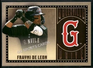 2025 Greenville Drive Fraymi De Leon RC Rookie Red Sox DR Minor League - Picture 1 of 2