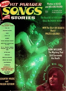 Hit Parader Songs & Stories July 1973 Alice Cooper Lobo Hank Williams - Picture 1 of 9