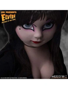 MEZCO LIVING DEAD DOLLS PRESENTS ELVIRA MISTRESS OF THE DARK FIGURE NEW - Imagen 1 de 6