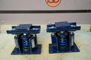 Lot of 7 Mason Industries Deflection Spring Floor Mount Vibration Isolator - Picture 1 of 1