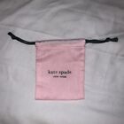 Kate Spade  New York Pink Drawstring Jewelery Bag 4X3  Dust Cover Jewelry Bag
