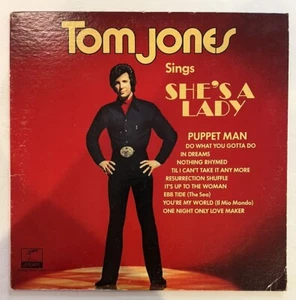 Tom Jones–Tom Jones Sings She's A Lady Vinyl LP 1971 Parrot – XPAS 71046 G+/VG - Picture 1 of 19