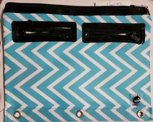 Neu! Studio 10 x 7,75 Getting Ziggy Beutel hellblau/weiß - Bild 1 von 2