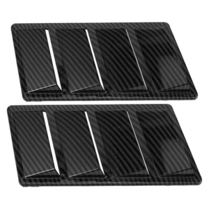 2pcs Car Bonnet Scoop Universal Engine Hood Vents Cover Engine Bonnet Vents - Picture 1 of 12