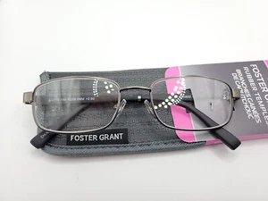 Foster Grant Manning Gunmetal Grau Lesebrille 53□18-140 Stärke wählbar - Bild 1 von 4