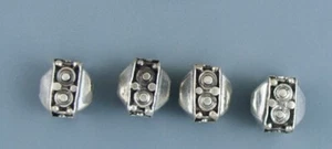 CUENTAS DE PLATA ESTERLINA BALI - 4 CUENTAS - Imagen 1 de 4