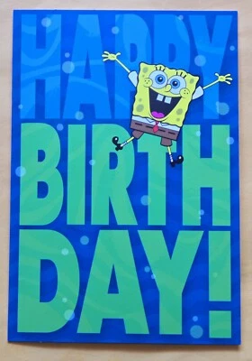 SpongeBob SquarePants Happy Birthday Greeting Card/Kid - Image 1 of 4