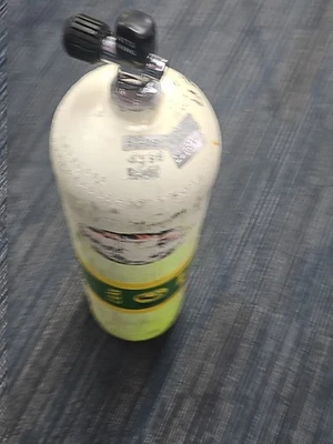 Tanque de buceo de aluminio 80 O2 limpio Foto 1 de 4