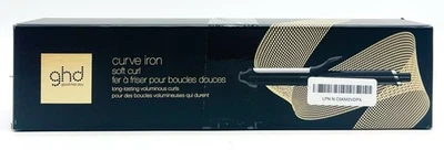 "Rizo suave de hierro ghd Curve 1,25"" para rizos voluminosos de larga duración negro/plateado" Foto 1 de 4