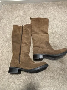 Clarks Swansea Place Damenreitstiefel braun Leder US-Größe 9 - Bild 1 von 8