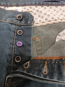 Jeff Banks Mens Jeans W38 L30 Straight Leg 100% Cotton Button Fly and 5 Pockets. - Picture 1 of 22