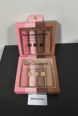 Nicole Miller Face Contour Stick Collection, Natural Glow Kit blush, bronzer x2 - Image 1 of 4