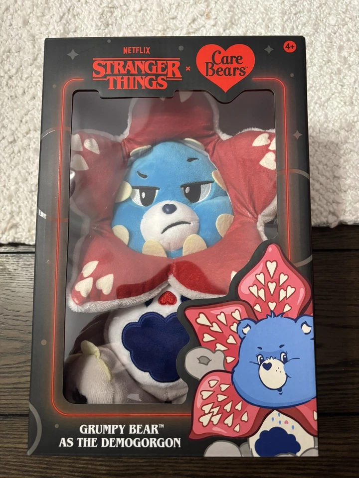 Stranger Things x Care Bears Grumpy Bear as the DEMOGORGON 12" PELÚCIA Envio Agora! - Imagem 1 de 4