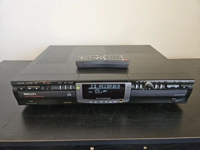 Philips CDR775 Audio CD Recorder Player Dual Deck – Tested Works W/ Remote - Image 1 of 4