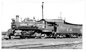 25EE406 RP 1937/80s SSW COTTON BELT RAILROAD 2-6-0 LOCO #12 PINE BLUFF AR - Picture 1 of 2