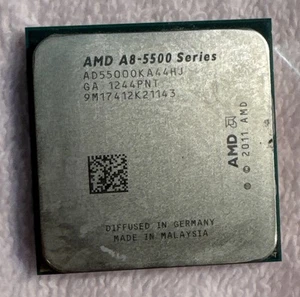 AMD A8-5500 Series Socket FM2 Quad Core CPU AD55000KA44HJ 3.2 GHz GPU Processor - Picture 1 of 3