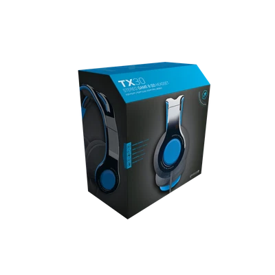 Gioteck - TX30 Stereo Game&Go Stereo Headset Blue Grill per PS4, driver ad alto  - Immagine 1 di 4