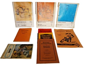 Vintage Harley Davidson Service/Part Manual Lot - Picture 1 of 16