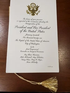 Offizielle Einladung zur Eröffnung von Präsident Biden & Vizepräsident Harris 2021 - Bild 1 von 6