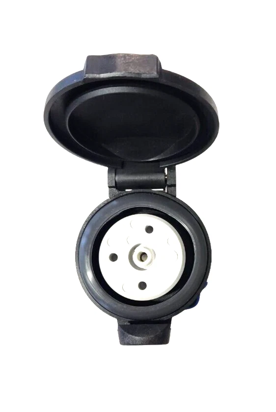 Meltric 22-34163 Hazardous Location DXN30 Receptacle 208 VAC 30A Black Poly 3P+G - Image 1 of 4