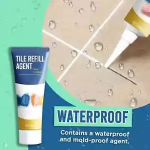 20ml Tile Grout Squeeze Tube Restoring Agent Waterproof Quick Repair Sealer AU - Picture 1 of 9