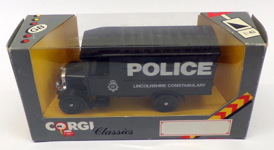 Corgi Appx 15cm Long Diecast C867 - Thornycroft Van Lincolnshire Police - Photo 1/1