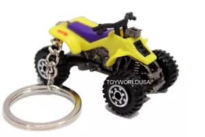 Portachiavi Personalizzato ATV Suzuki 4-Ruote Quadracer Giallo - Foto 1 di 1