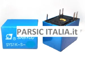 RELAY SYS1K-S-105L SANYOU 1 Pole 5V L RELE' Form C 3A/ 120VAC 5PIN ( = 10 PEZZI) - Picture 1 of 4